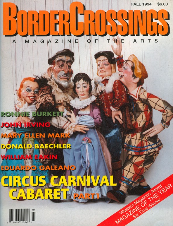 Volume 13, Number 4: Circus Carnival Cabaret Part I